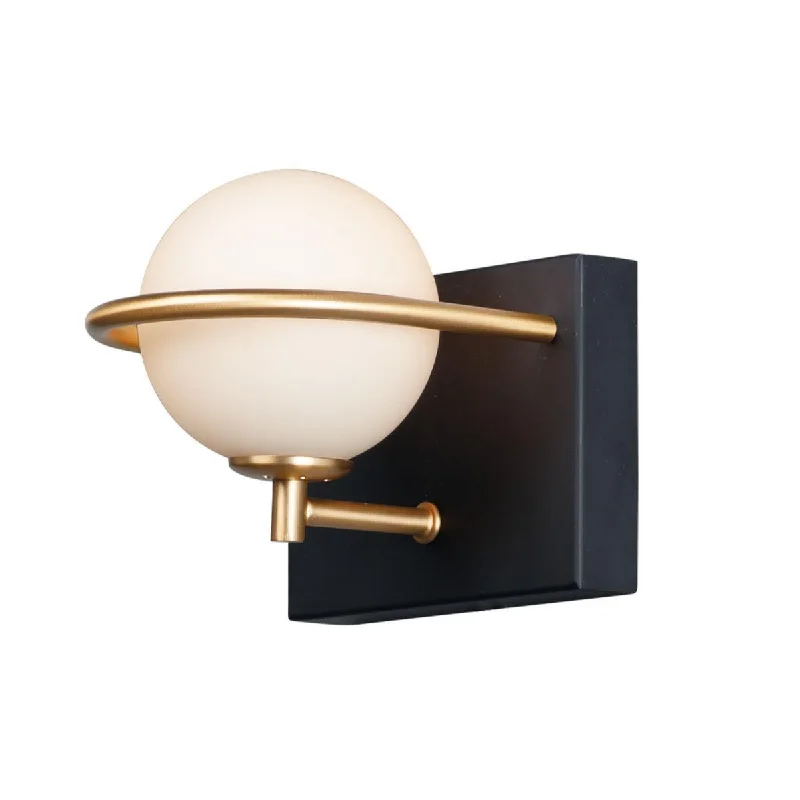 Adjustable Industrial Lighting for Flexible IlluminationRevolve 6 in. LED Armed Sconce Black Finish Adjustable Industrial Lighting for Flexible IlluminationRevolve 6 in. LED Armed Sconce Black Finish