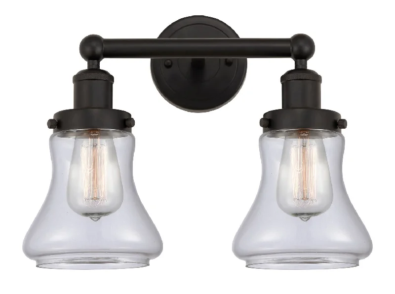 Dimmable Industrial Lighting for Ambiance ControlEdison Two Light Bath Vanity