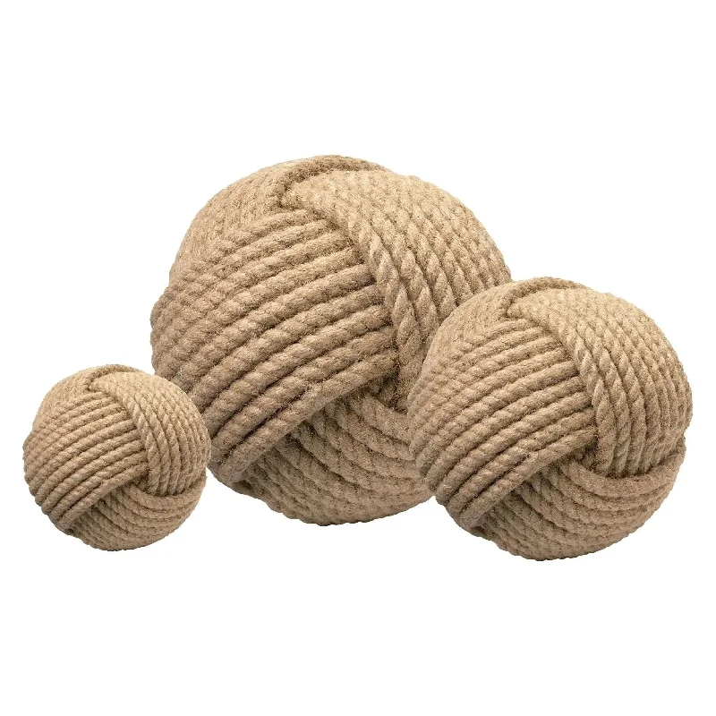 High - lumen track lighting for bright spacesJute Balls (Set of 3)