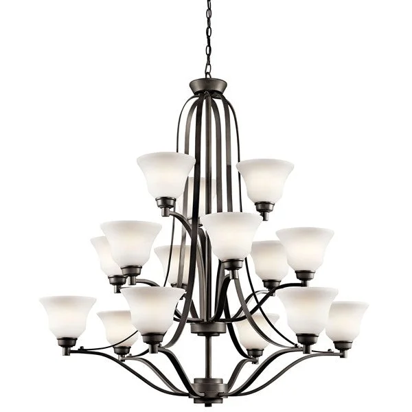 Traditional Brass Chandeliers for Classic InteriorsTraditional Brass Chandeliers for Classic Interiors1789OZ - Langford 15 Light 42 inch Olde Bronze Chandelier