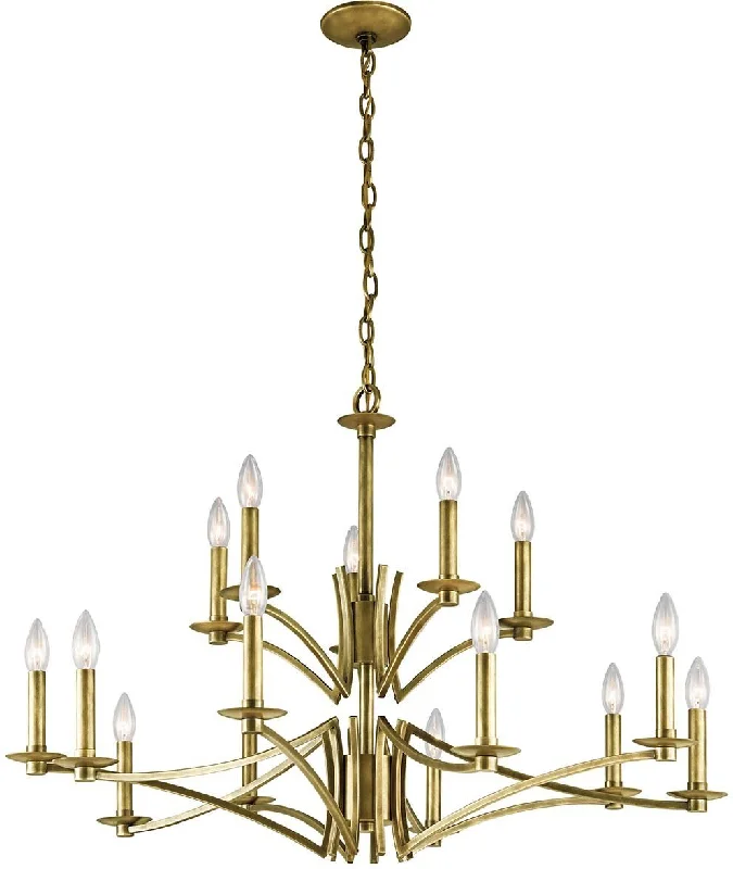 Chandeliers with Metal Frames in Gold FinishChandeliers with Metal Frames in Gold Finish43908NBR - 15 Light Natural Brass Chandelier Chandeliers with Metal Frames in Gold FinishChandeliers with Metal Frames in Gold Finish43908NBR - 15 Light Natural Brass Chandelier