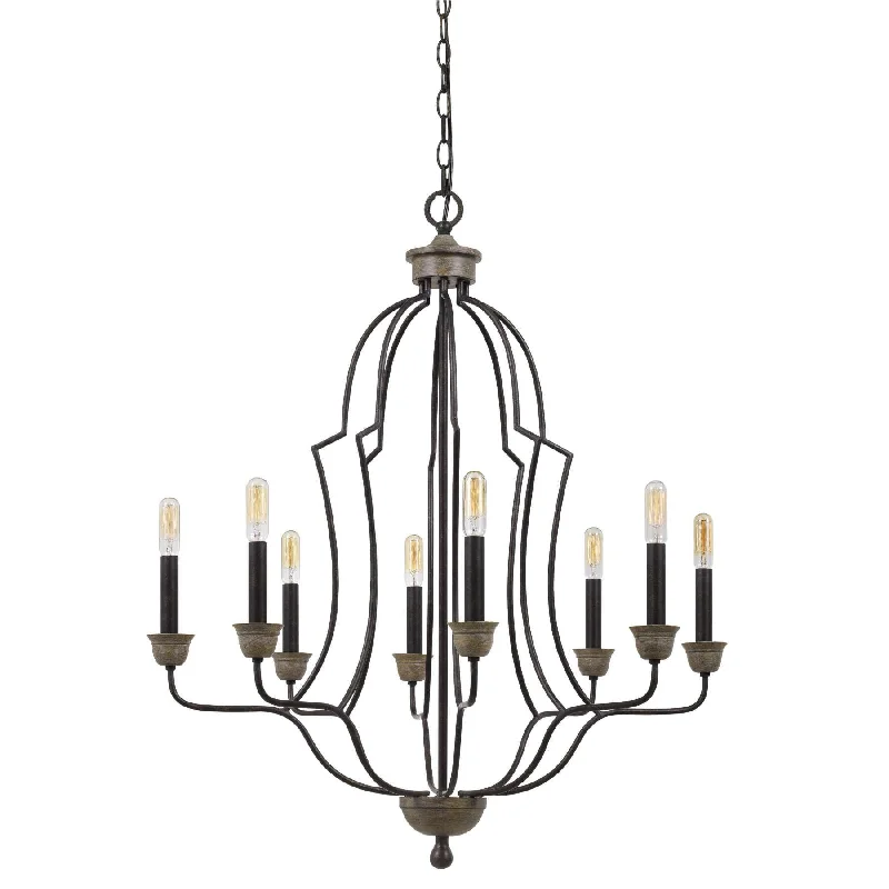 Rustic Wood Chandeliers for Country - Style HousesRustic Wood Chandeliers for Country - Style Houses60 X 8 Watt Metal Chandelier With Tubular Frame, Textured Bronze By Benzara Rustic Wood Chandeliers for Country - Style HousesRustic Wood Chandeliers for Country - Style Houses60 X 8 Watt Metal Chandelier With Tubular Frame, Textured Bronze By Benzara