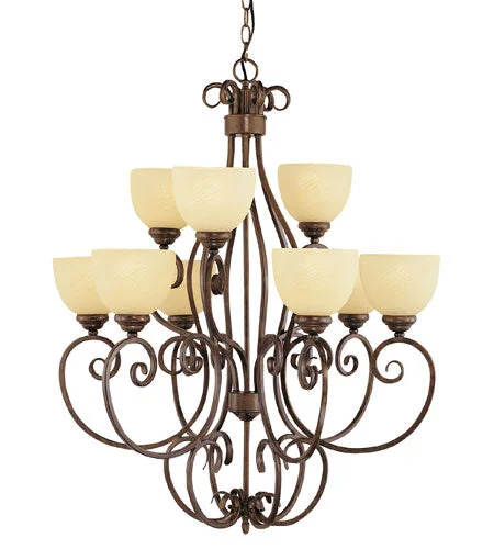 Victorian - Inspired Chandeliers with Ornate DetailsVictorian - Inspired Chandeliers with Ornate Details7218 ROB - Mustache Scroll 9-Light Chandelier