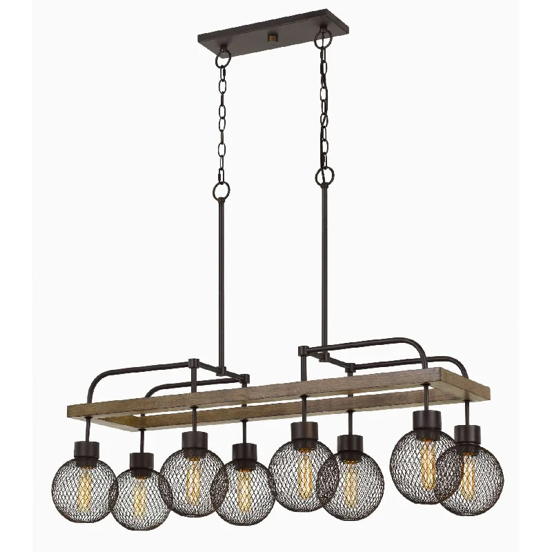 Chandeliers with Metal Frames in Gold FinishChandeliers with Metal Frames in Gold Finish8 Bulb Chandelier With Wooden Frame And Metal Orb Shades, Brown And Black By Benzara Chandeliers with Metal Frames in Gold FinishChandeliers with Metal Frames in Gold Finish8 Bulb Chandelier With Wooden Frame And Metal Orb Shades, Brown And Black By Benzara