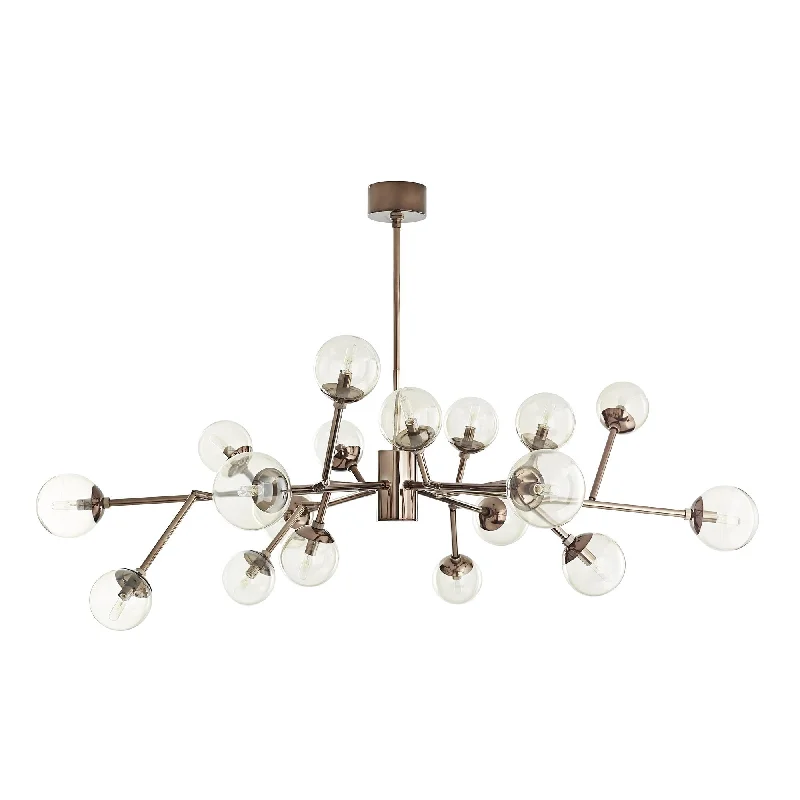 Chandeliers for Living Rooms to Create a Focal PointChandeliers for Living Rooms to Create a Focal Point89981 - 18 Light 58 inch Brown Nickel Chandelier