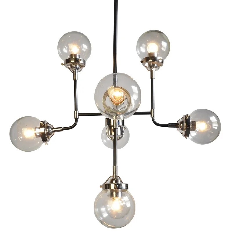 Chandeliers with Adjustable Height for Custom InstallationChandeliers with Adjustable Height for Custom InstallationAA Warehousing 8 Light Chandelier in Black and Chrome Finish Chandeliers with Adjustable Height for Custom InstallationChandeliers with Adjustable Height for Custom InstallationAA Warehousing 8 Light Chandelier in Black and Chrome Finish