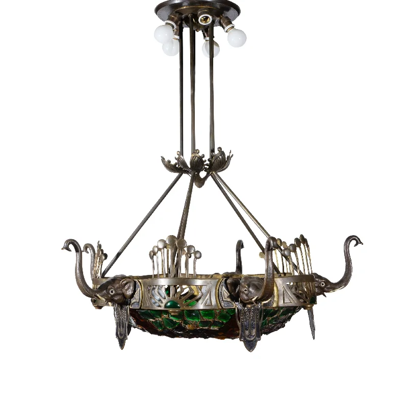Traditional Brass Chandeliers for Classic InteriorsTraditional Brass Chandeliers for Classic InteriorsAN AUSTRIAN ART DECO SILVERED BRONZE AND COLORED GLASS ELEPHANT MOTIF CHANDELIER Traditional Brass Chandeliers for Classic InteriorsTraditional Brass Chandeliers for Classic InteriorsAN AUSTRIAN ART DECO SILVERED BRONZE AND COLORED GLASS ELEPHANT MOTIF CHANDELIER