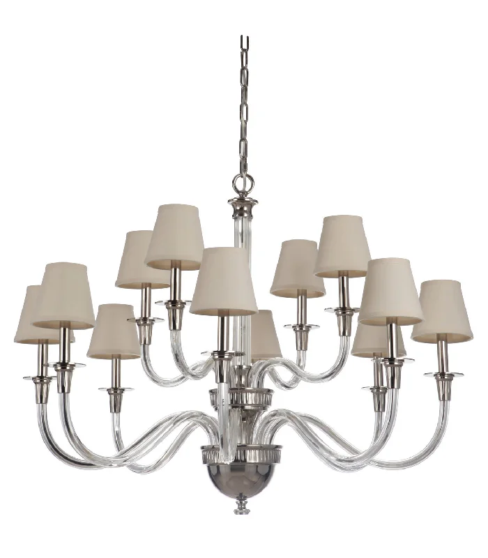 Chandeliers with Candle - Style Bulbs for a Classic AestheticChandeliers with Candle - Style Bulbs for a Classic AestheticCraftmade Deran - Gallery 48012-PLN Chandelier Light - Polished Nickel