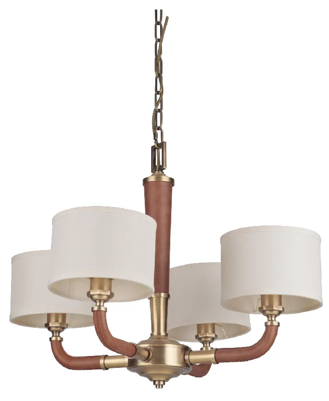 Chandeliers with Metal Frames in Gold FinishChandeliers with Metal Frames in Gold FinishCraftmade Huxley - Gallery 48124-VB Chandelier Light - Vintage Brass