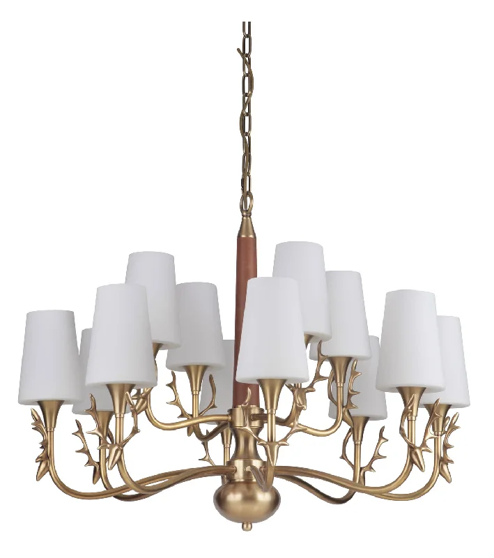 Chandeliers with Adjustable Height for Custom InstallationChandeliers with Adjustable Height for Custom InstallationCraftmade Churchill - Gallery 48212-VB Chandelier Light - Vintage Brass