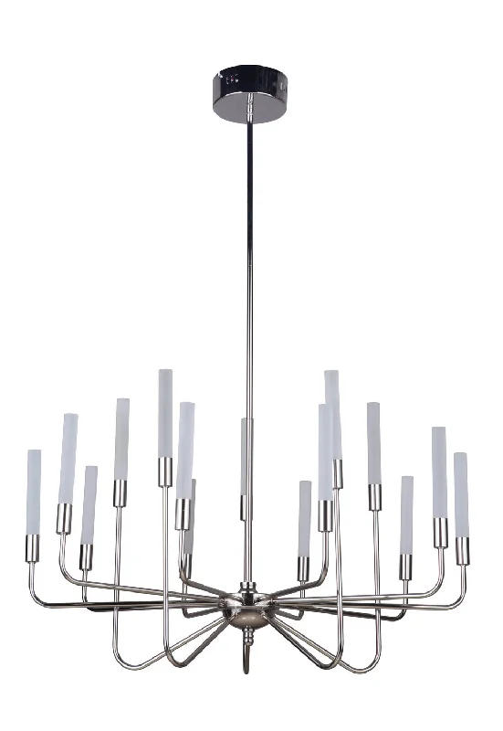 Chandeliers for Dining Rooms to Set the Mood for MealsChandeliers for Dining Rooms to Set the Mood for MealsCraftmade Valdi 49615-PLN-LED Chandelier Light - Polished Nickel