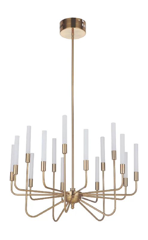 Chandeliers for Dining Rooms to Set the Mood for MealsChandeliers for Dining Rooms to Set the Mood for MealsCraftmade Valdi 49615-SB-LED Chandelier Light - Satin Brass