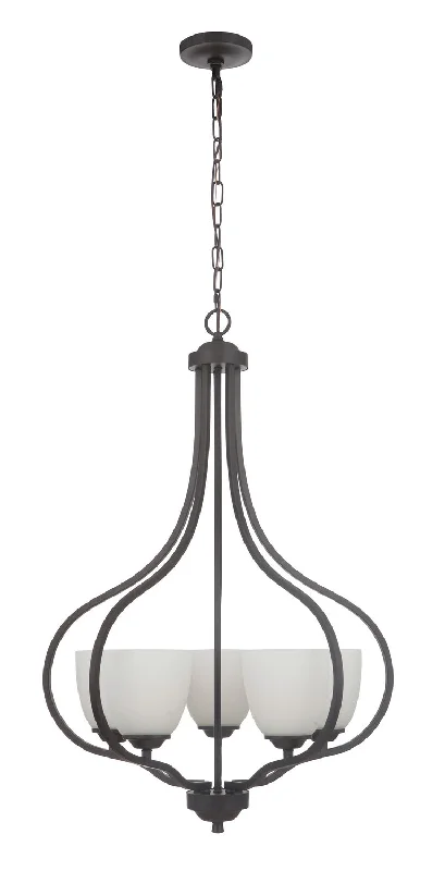 Bohemian - Style Beaded Chandeliers for Eclectic DecorBohemian - Style Beaded Chandeliers for Eclectic DecorCraftmade Serene 49935-ESP-WG Chandelier Light - Espresso