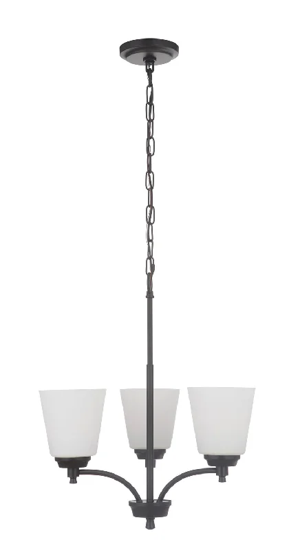 Ceiling - Mounted Chandeliers for Standard CeilingsCeiling - Mounted Chandeliers for Standard CeilingsCraftmade Tyler 50223-FB-WG Chandelier Light - Flat Black