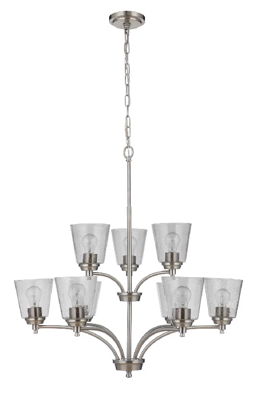 Chandeliers with Multiple Lights for Maximum IlluminationChandeliers with Multiple Lights for Maximum IlluminationCraftmade Tyler 50229-BNK Chandelier Light - Brushed Polished Nickel Chandeliers with Multiple Lights for Maximum IlluminationChandeliers with Multiple Lights for Maximum IlluminationCraftmade Tyler 50229-BNK Chandelier Light - Brushed Polished Nickel