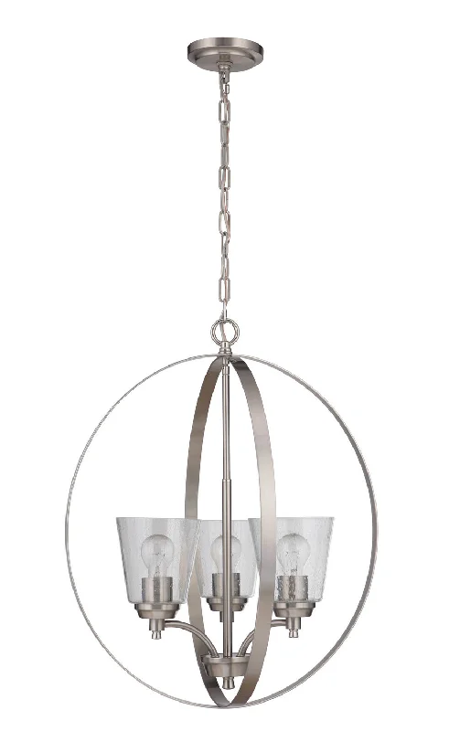 Large Chandeliers for Grand Halls and FoyersLarge Chandeliers for Grand Halls and FoyersCraftmade Tyler 50233-BNK Chandelier Light - Brushed Polished Nickel