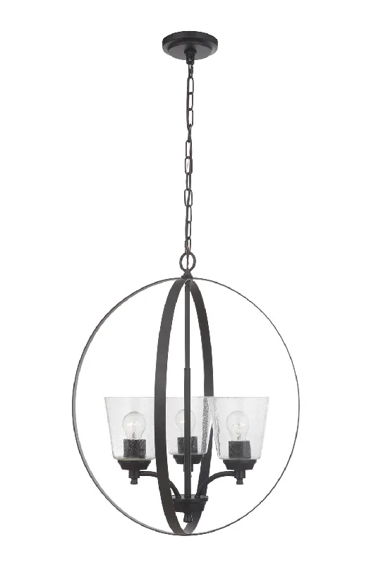 Traditional Brass Chandeliers for Classic InteriorsTraditional Brass Chandeliers for Classic InteriorsCraftmade Tyler 50233-FB Chandelier Light - Flat Black