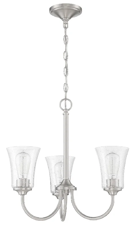 LED Chandeliers for Energy - Efficient LightingLED Chandeliers for Energy - Efficient LightingCraftmade Gwyneth 50423-BNK Chandelier Light - Brushed Polished Nickel