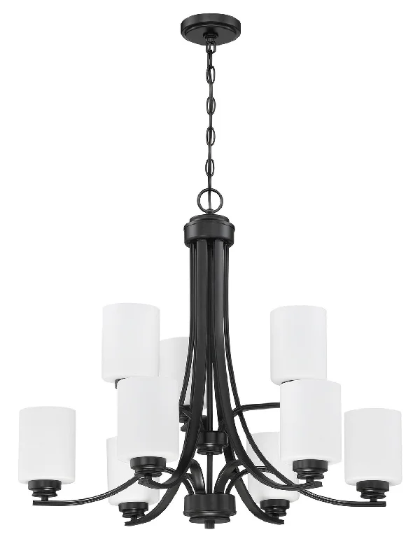 Chandeliers with Dimmable Lights for Ambiance ControlChandeliers with Dimmable Lights for Ambiance ControlCraftmade Bolden 50529-FB-WG Chandelier Light - Flat Black Chandeliers with Dimmable Lights for Ambiance ControlChandeliers with Dimmable Lights for Ambiance ControlCraftmade Bolden 50529-FB-WG Chandelier Light - Flat Black
