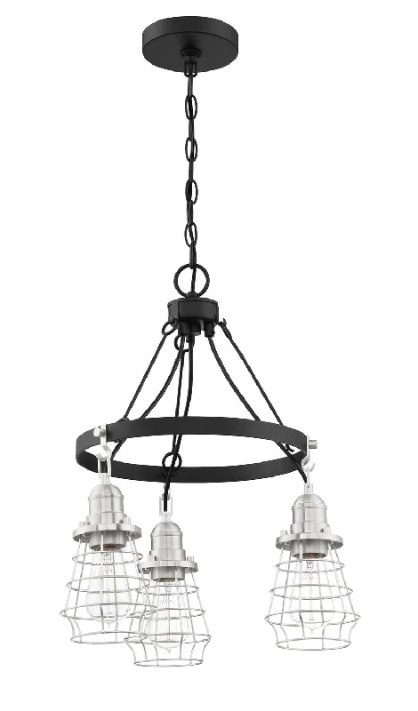 Chandeliers with Pendant Lights for a Stylish LookChandeliers with Pendant Lights for a Stylish LookCraftmade Thatcher 50623-FBBNK Chandelier Light - Flat Black/Brushed Polished Nickel