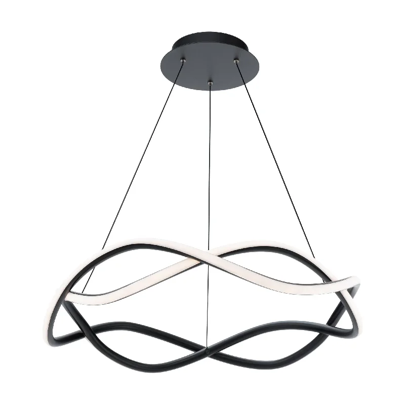 Chandeliers with Frosted Glass for a Softer Light DiffusionChandeliers with Frosted Glass for a Softer Light DiffusionSwerve 26" LED Chandelier Chandeliers with Frosted Glass for a Softer Light DiffusionChandeliers with Frosted Glass for a Softer Light DiffusionSwerve 26" LED Chandelier