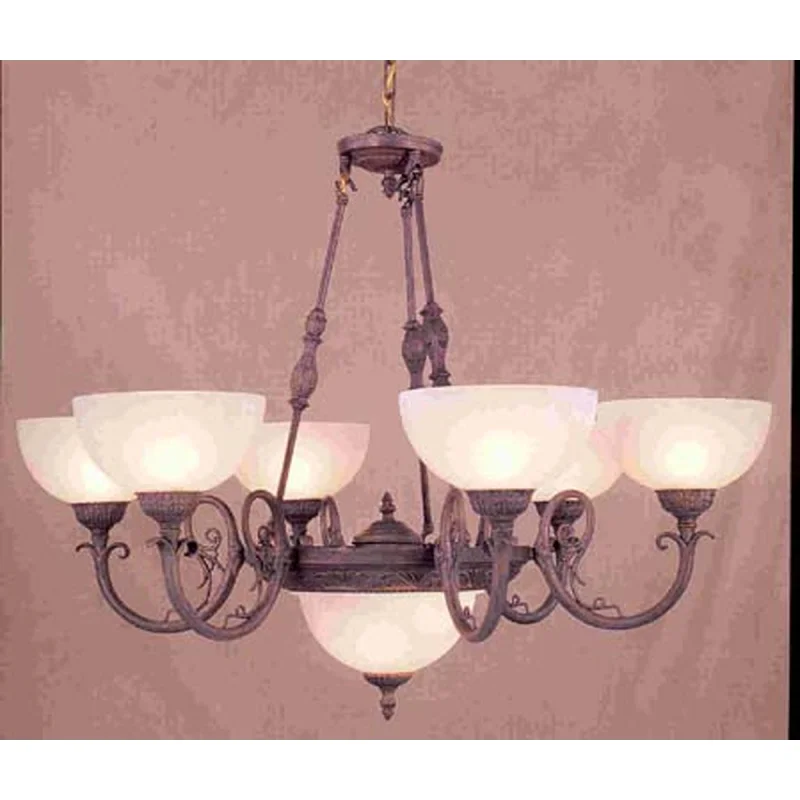 Chandeliers with Adjustable Height for Custom InstallationChandeliers with Adjustable Height for Custom InstallationChandelier with Bottom Glass Bowl