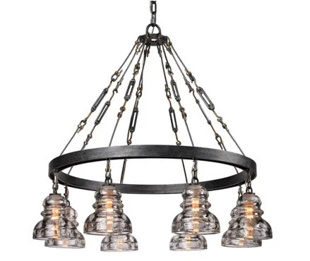 Mini Chandeliers for Adding Charm to Small SpacesMini Chandeliers for Adding Charm to Small SpacesF3136 - 8 Light Menlo Park Chandelier, Old Silver Finish