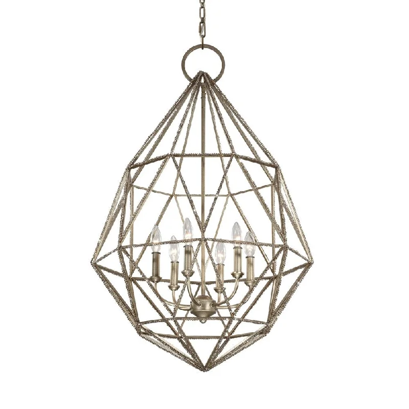 Chandeliers for Dining Rooms to Set the Mood for MealsChandeliers for Dining Rooms to Set the Mood for MealsFeiss Marquise 6 Light Burnished Silver Chandelier