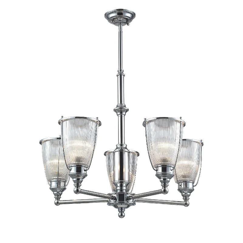 Incandescent Chandeliers for a Warm and Traditional GlowIncandescent Chandeliers for a Warm and Traditional GlowHalophane 5-Light Chandelier in Polished Chrome ELK Lighting Incandescent Chandeliers for a Warm and Traditional GlowIncandescent Chandeliers for a Warm and Traditional GlowHalophane 5-Light Chandelier in Polished Chrome ELK Lighting