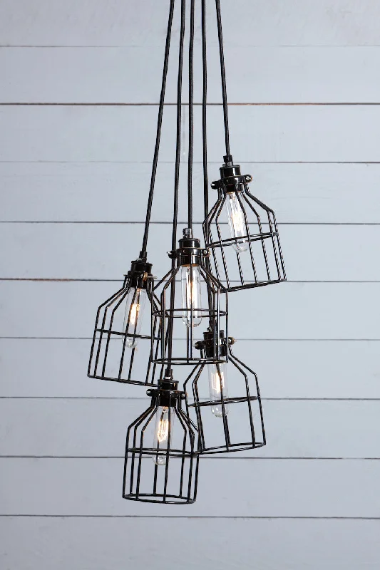 Mini Chandeliers for Adding Charm to Small SpacesMini Chandeliers for Adding Charm to Small SpacesIndustrial Chandelier - Black Wire Cage - 5 Light Cluster Mini Chandeliers for Adding Charm to Small SpacesMini Chandeliers for Adding Charm to Small SpacesIndustrial Chandelier - Black Wire Cage - 5 Light Cluster