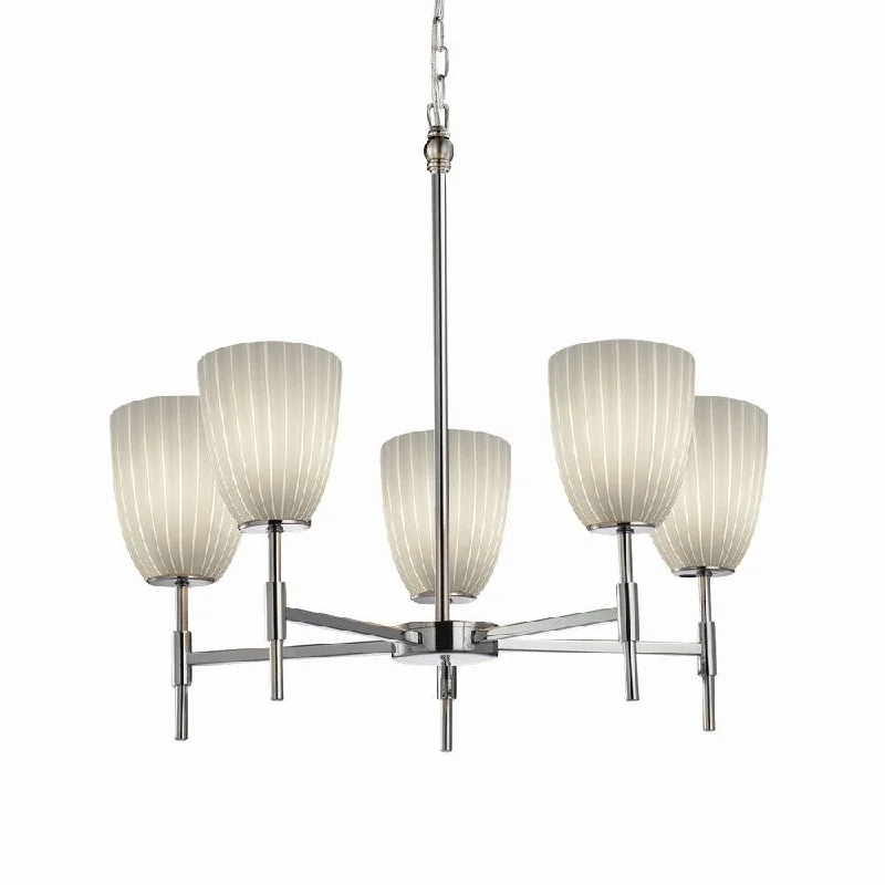 Chandeliers with Adjustable Height for Custom InstallationChandeliers with Adjustable Height for Custom InstallationJustice Design Fusion Union 5-light Polished Chrome Chandelier, Ribbon Tapered Cylinder Shade Chandeliers with Adjustable Height for Custom InstallationChandeliers with Adjustable Height for Custom InstallationJustice Design Fusion Union 5-light Polished Chrome Chandelier, Ribbon Tapered Cylinder Shade