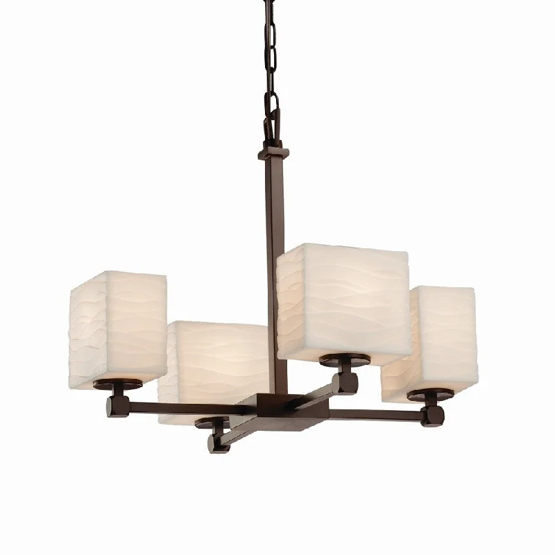 Modern Crystal Chandeliers for Contemporary HomesModern Crystal Chandeliers for Contemporary HomesJustice Design Porcelina Tetra 4-light Dark Bronze Chandelier, Waves Rectangle Shade Modern Crystal Chandeliers for Contemporary HomesModern Crystal Chandeliers for Contemporary HomesJustice Design Porcelina Tetra 4-light Dark Bronze Chandelier, Waves Rectangle Shade