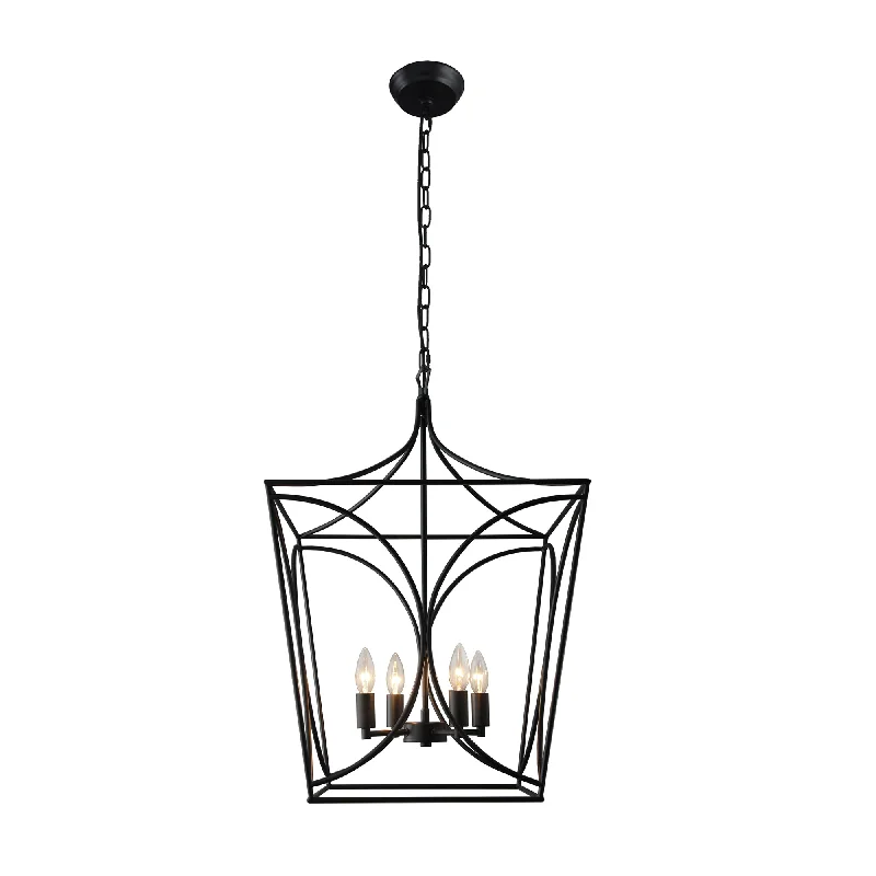 Chandeliers with Metal Frames in Bronze FinishChandeliers with Metal Frames in Bronze FinishLZ388