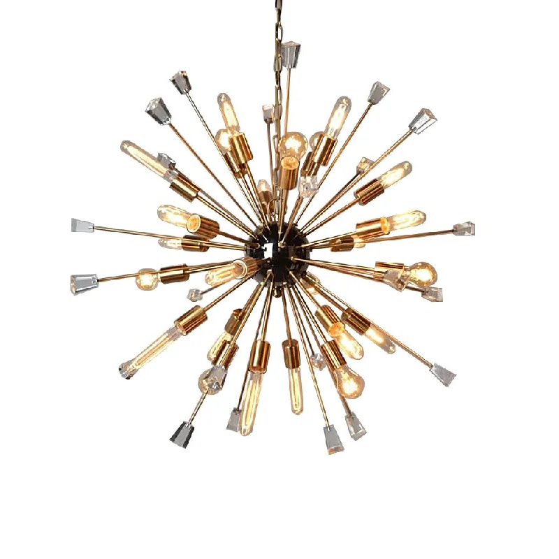 Chandeliers with Metal Frames in Bronze FinishChandeliers with Metal Frames in Bronze FinishLZA324GD