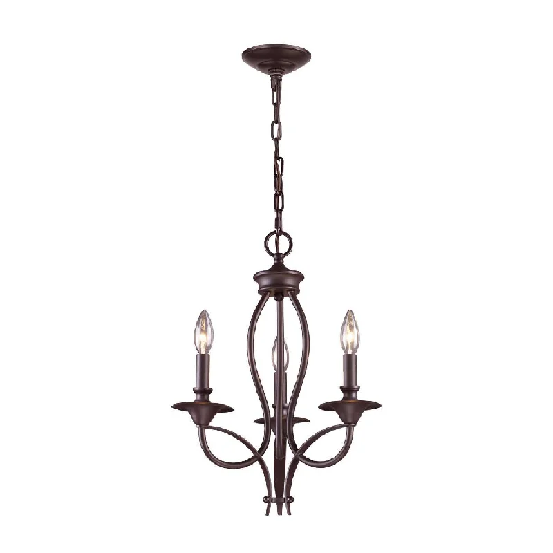 Small Chandeliers for Compact RoomsSmall Chandeliers for Compact RoomsMedford 3-Light Chandelier in Oiled Bronze Small Chandeliers for Compact RoomsSmall Chandeliers for Compact RoomsMedford 3-Light Chandelier in Oiled Bronze