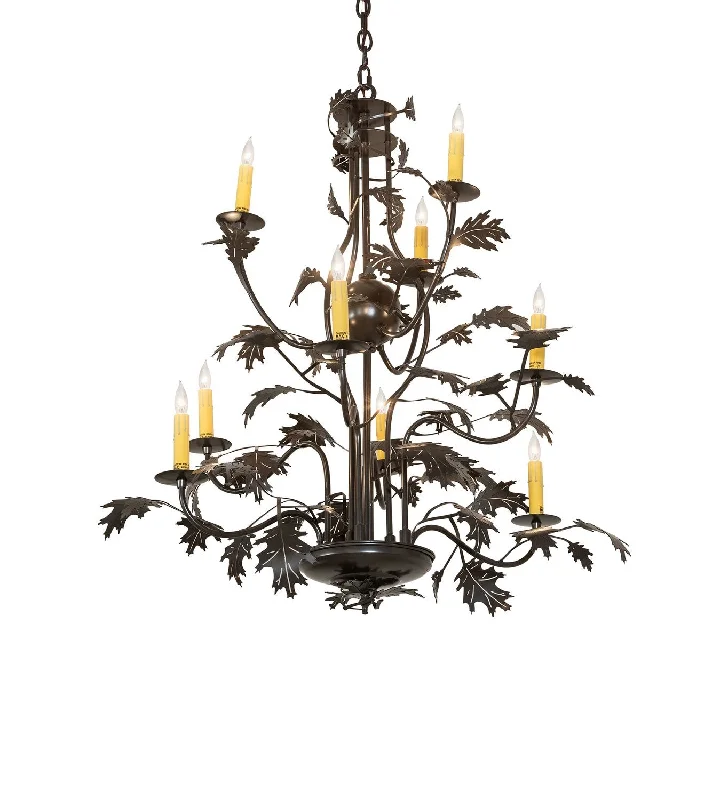 Ceiling - Mounted Chandeliers for Standard CeilingsCeiling - Mounted Chandeliers for Standard CeilingsOak Leaf Nine Light Chandelier Ceiling - Mounted Chandeliers for Standard CeilingsCeiling - Mounted Chandeliers for Standard CeilingsOak Leaf Nine Light Chandelier