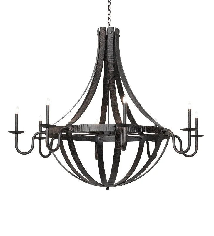 Bohemian - Style Beaded Chandeliers for Eclectic DecorBohemian - Style Beaded Chandeliers for Eclectic DecorBarrel Stave Eight Light Chandelier