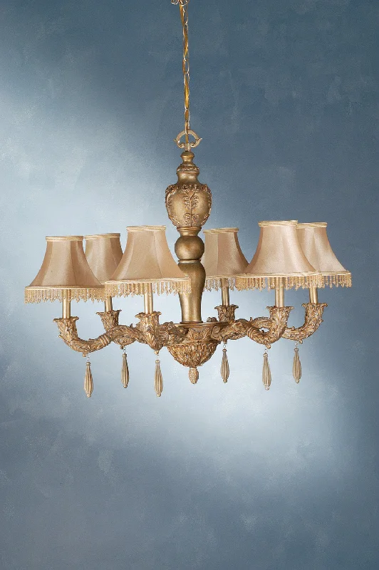 Victorian - Inspired Chandeliers with Ornate DetailsVictorian - Inspired Chandeliers with Ornate DetailsMonticello Six Light Chandelier