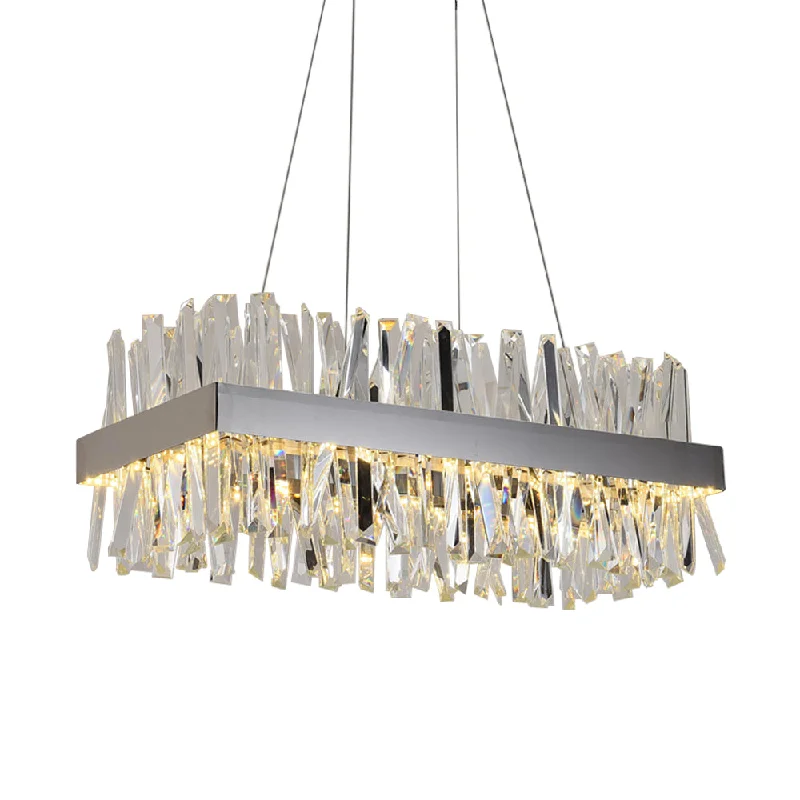 Chandeliers with Pendant Lights for a Stylish LookChandeliers with Pendant Lights for a Stylish LookModern Chandelier Clear Crystal Stainless Steel