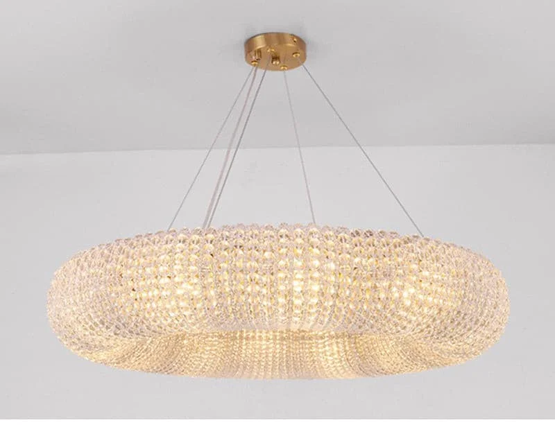 Chandeliers with Pendant Lights for a Stylish LookChandeliers with Pendant Lights for a Stylish LookBlown-Modern chandelier Iron Crystal Dimmable Dia32"xH18" LRLR0068 Chandeliers with Pendant Lights for a Stylish LookChandeliers with Pendant Lights for a Stylish LookBlown-Modern chandelier Iron Crystal Dimmable Dia32"xH18" LRLR0068