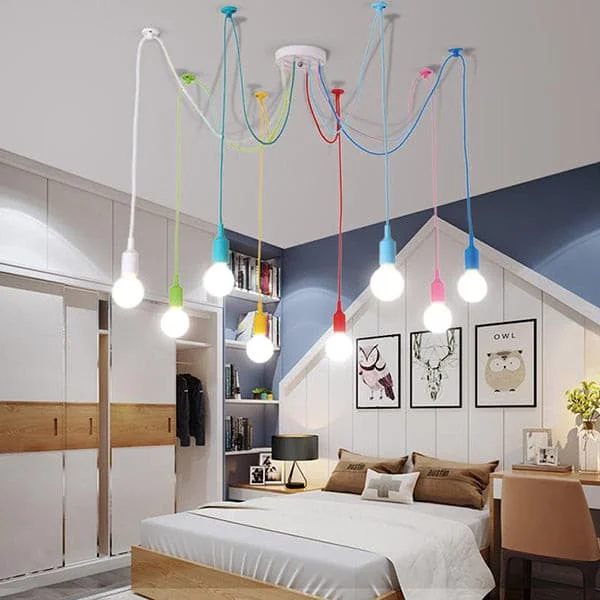 Oversized Chandeliers as a Statement Piece in Living RoomsOversized Chandeliers as a Statement Piece in Living RoomsChild's Play Modern Chandelier Multi Colors Wires LED Bulbs