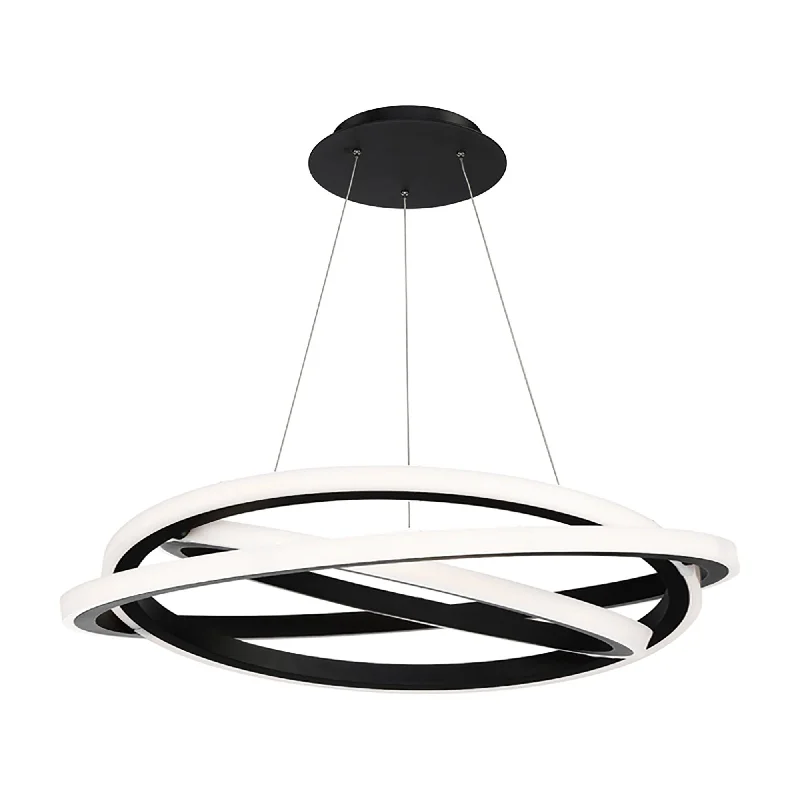 Chandeliers with Metal Frames in Copper FinishChandeliers with Metal Frames in Copper FinishVeloce 38" LED Chandelier