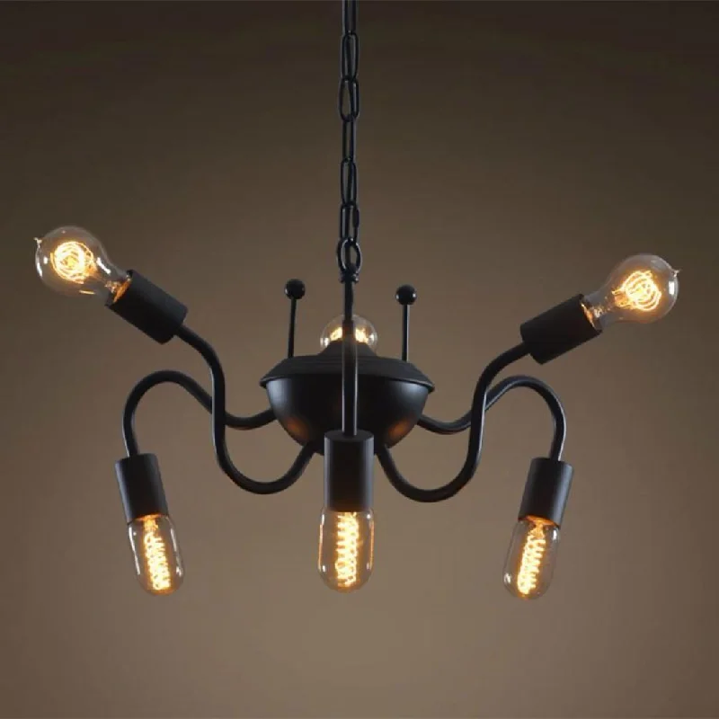Mid - Century Modern Chandeliers for Vintage AppealMid - Century Modern Chandeliers for Vintage AppealSpider 6 Lights Metal Hanging Chain Chandelier Mid - Century Modern Chandeliers for Vintage AppealMid - Century Modern Chandeliers for Vintage AppealSpider 6 Lights Metal Hanging Chain Chandelier