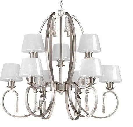 Chandeliers with Adjustable Height for Custom InstallationChandeliers with Adjustable Height for Custom InstallationP4525-09- 9 Light Chandelier Chandeliers with Adjustable Height for Custom InstallationChandeliers with Adjustable Height for Custom InstallationP4525-09- 9 Light Chandelier