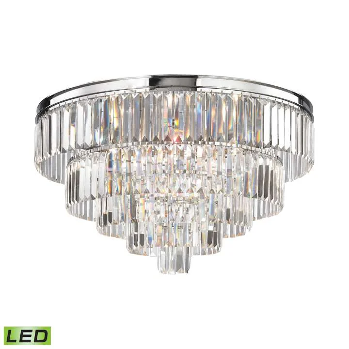 Incandescent Chandeliers for a Warm and Traditional GlowIncandescent Chandeliers for a Warm and Traditional GlowPalacial 6-Light Chandelier in Polished Chrome with Clear Crystal - Includes LED Bulbs