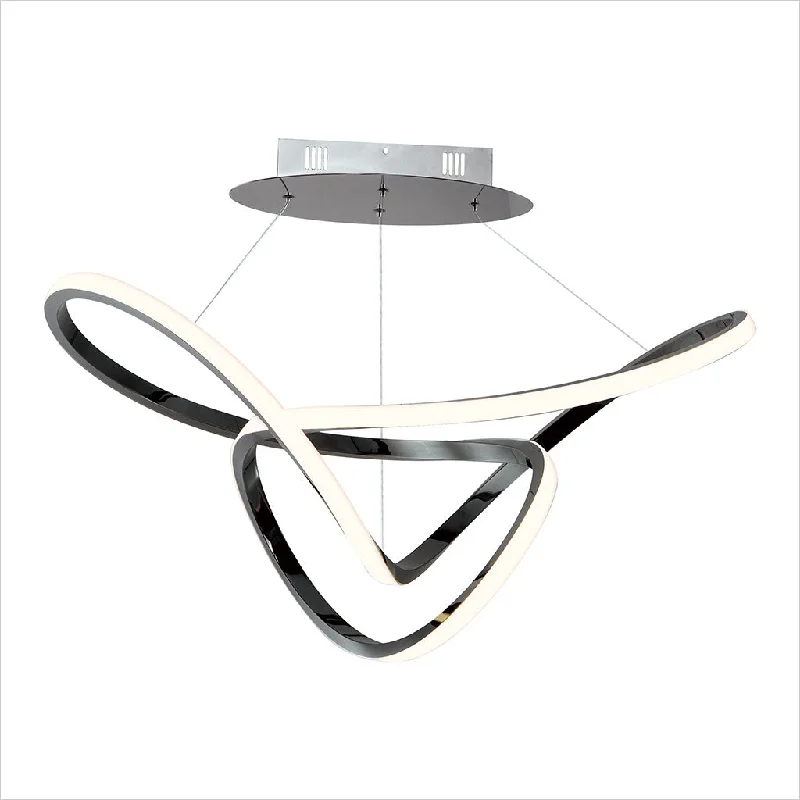 Chandeliers with Adjustable Arms for Directional LightingChandeliers with Adjustable Arms for Directional LightingPerpetual LED Pendant - Black Chrome