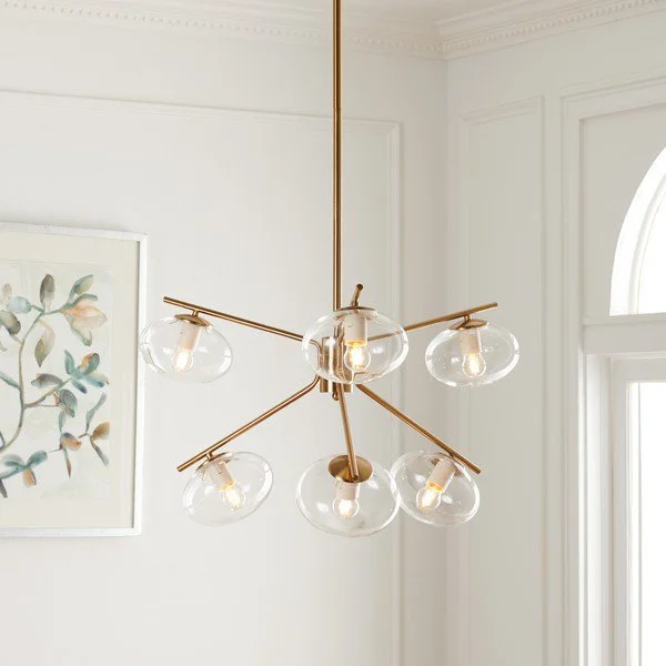 Chandeliers with Adjustable Arms for Directional LightingChandeliers with Adjustable Arms for Directional LightingSafavieh Bartoli Chandelier - Black