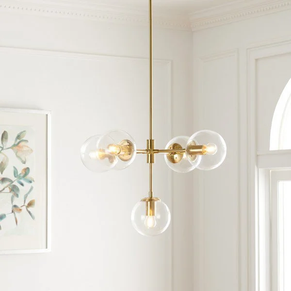 Rustic Wood Chandeliers for Country - Style HousesRustic Wood Chandeliers for Country - Style HousesSafavieh Camaria Chandelier - Gold