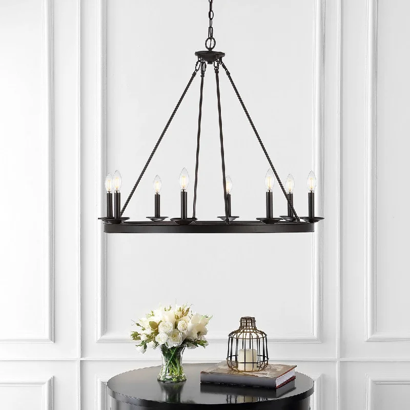 Victorian - Inspired Chandeliers with Ornate DetailsVictorian - Inspired Chandeliers with Ornate DetailsSafavieh Fauna 8Lt Chandelier - Oil Rubbed Bronze (Black) Victorian - Inspired Chandeliers with Ornate DetailsVictorian - Inspired Chandeliers with Ornate DetailsSafavieh Fauna 8Lt Chandelier - Oil Rubbed Bronze (Black)