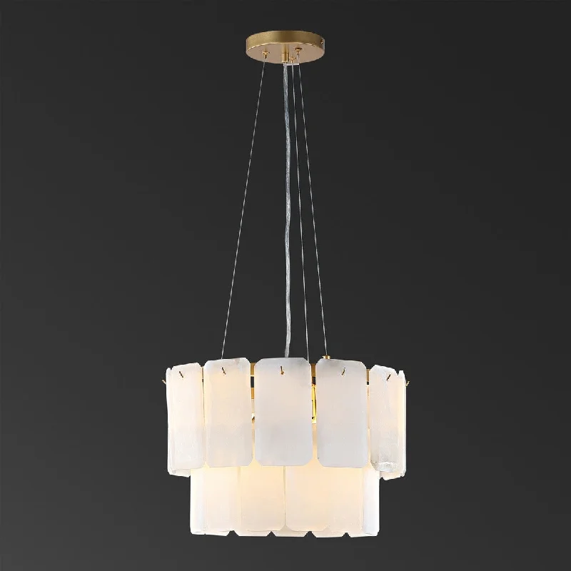 Incandescent Chandeliers for a Warm and Traditional GlowIncandescent Chandeliers for a Warm and Traditional GlowSafavieh Fernandez Marble 2 Tier Chande